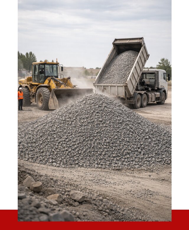 Купить щебень с доставкой в Сальске от 2542 руб. | ПРОНЕРУДСлс