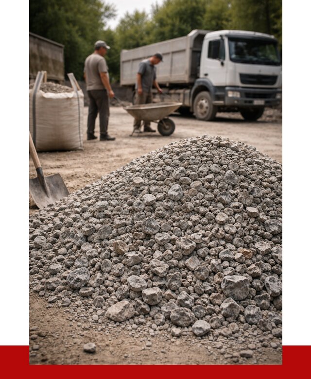 Гранитный щебень фракция 20-40 в Сальске от 3254 руб. ПРОНЕРУДСлс