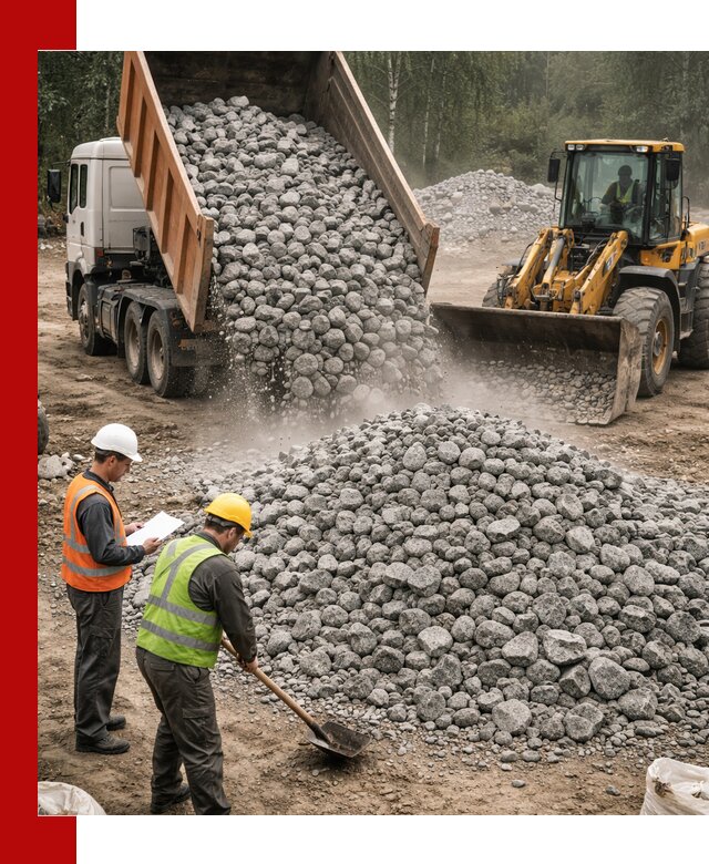 Гранитный щебень фракция 70-150 доставка в Сальске