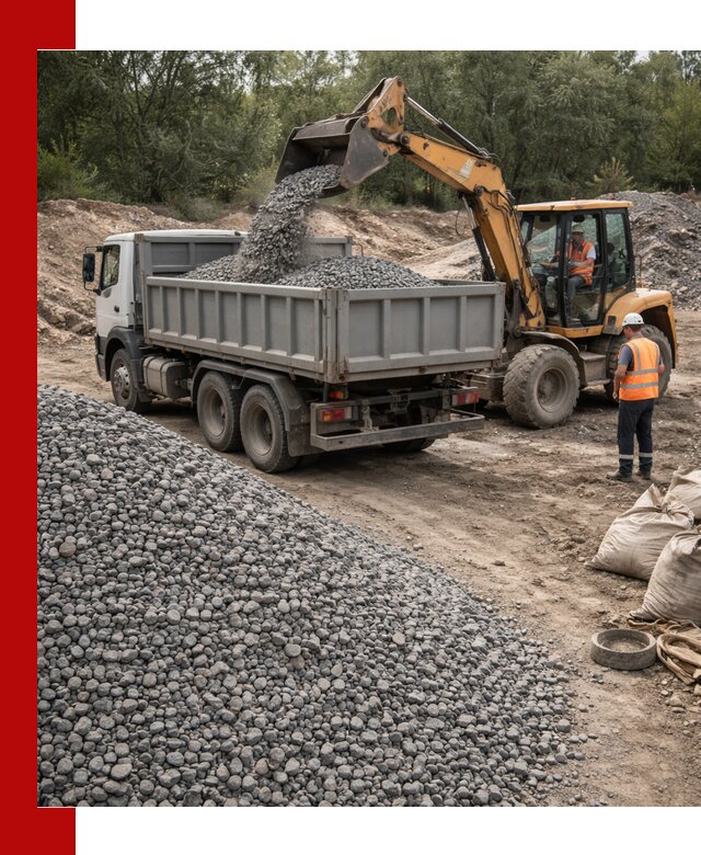 Доставка гравийного щебня в Сальске оптом и в розницу