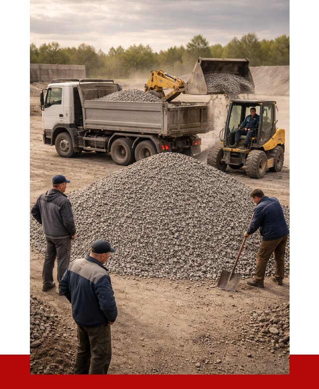 Гравийный щебень фракция 5-20 в Сальске от 2440 р. ПРОНЕРУДСлс