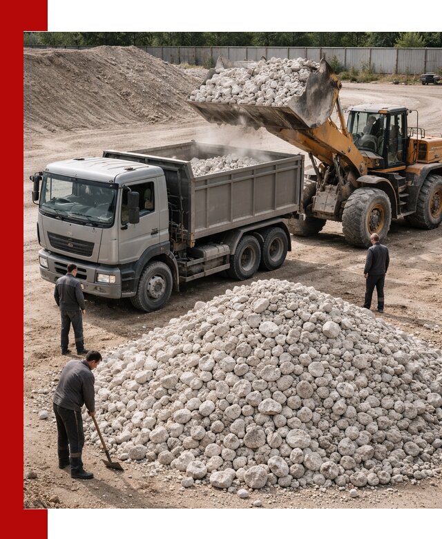 Известняковый щебень фракция 70–150 с доставкой в Сальске