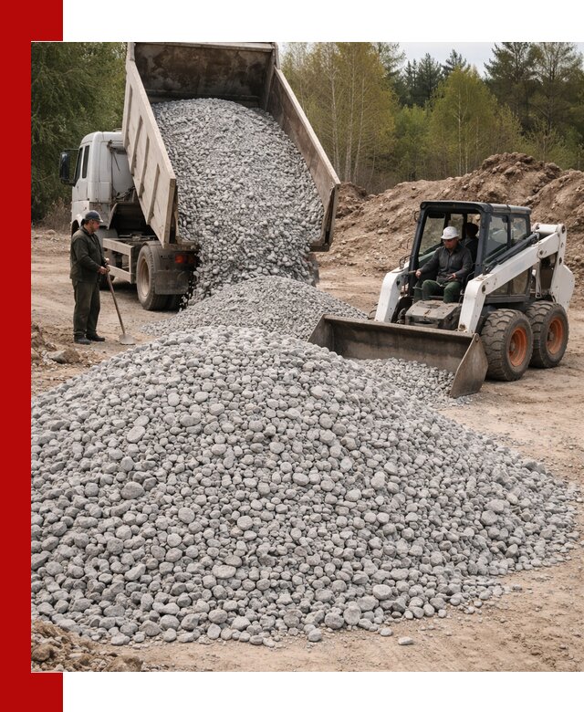 Доставка доломитового щебня в Сальске напрямую от карьера