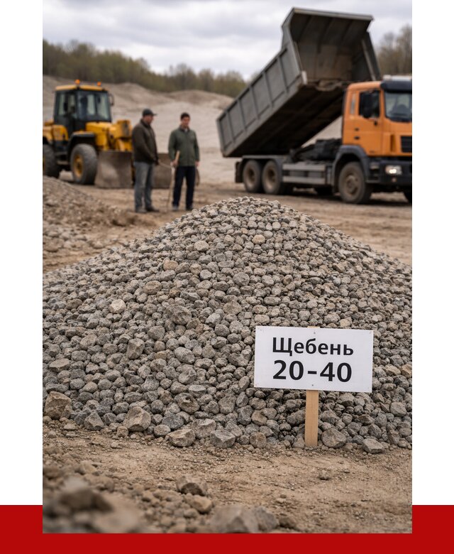 Бетонный щебень фракция 20-40 в Сальске от 2491 р. | ПРОНЕРУДСлс