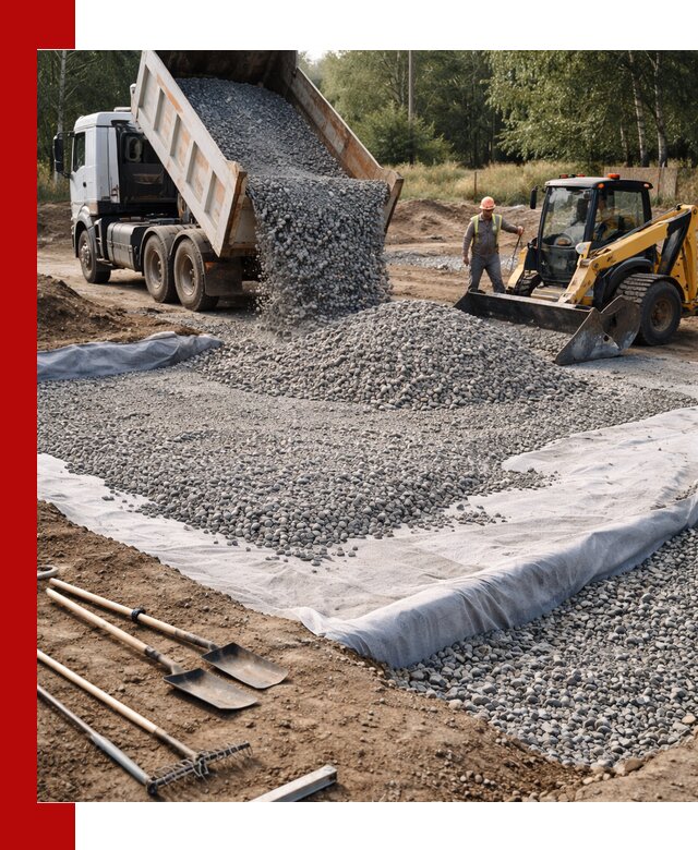 Щебень для фундамента с доставкой в Сальске