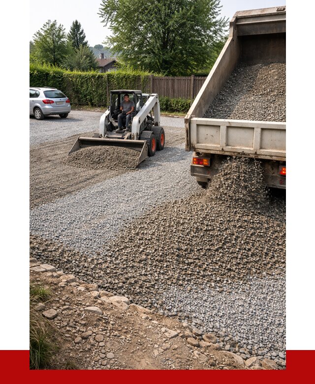 Щебень для парковки в Сальске с доставкой от 1220 р.| ПРОНЕРУДСлс
