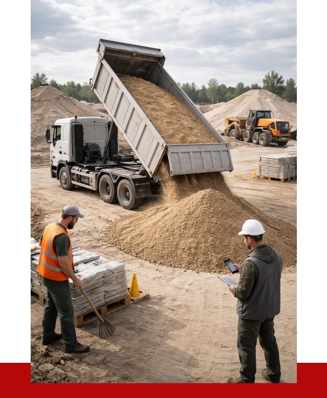 Карьерный песок с доставкой в Сальске от 3660 р. ПРОНЕРУДСлс