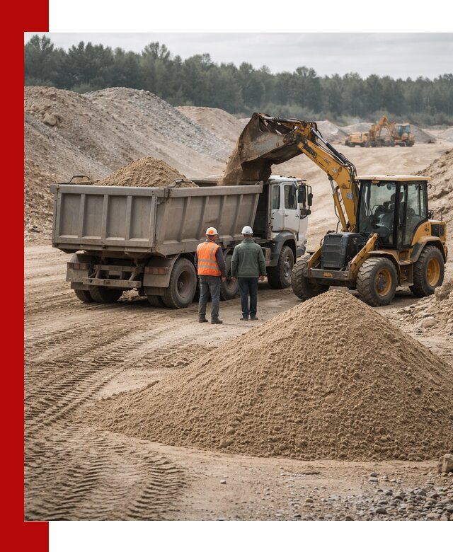 Карьерный среднезернистый песок с доставкой в Сальске