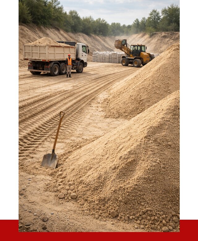 Карьерный песок мелкозернистый в Сальске от 9151 р. | ПРОНЕРУДСлс