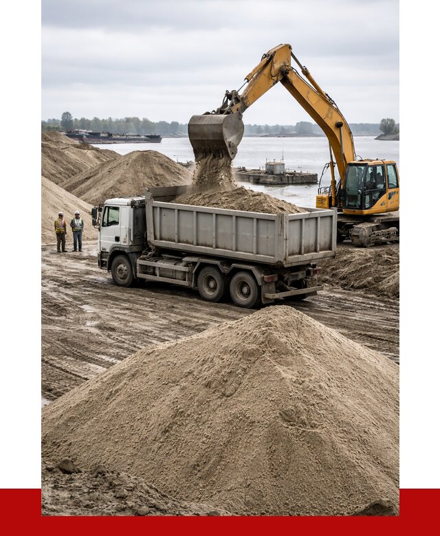 Купить речной песок навалом в Сальске от 1830 р., ПРОНЕРУДСлс