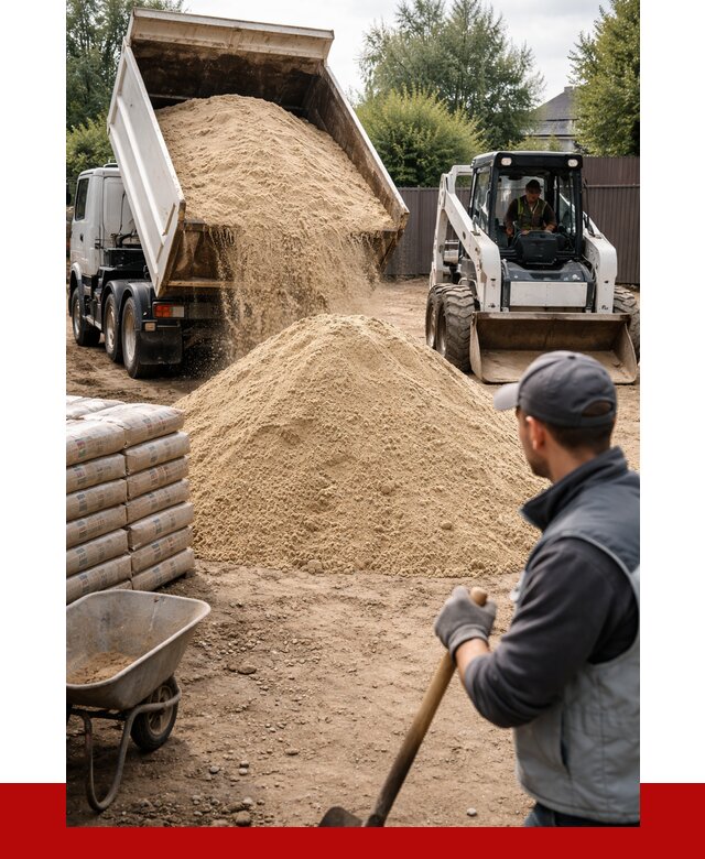Мытый речной песок с доставкой в Сальске от 1474 р. | ПРОНЕРУДСлс