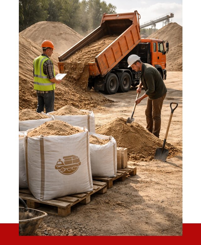 Строительный песок в Сальске от 2237 р. с доставкой, ПРОНЕРУДСлс