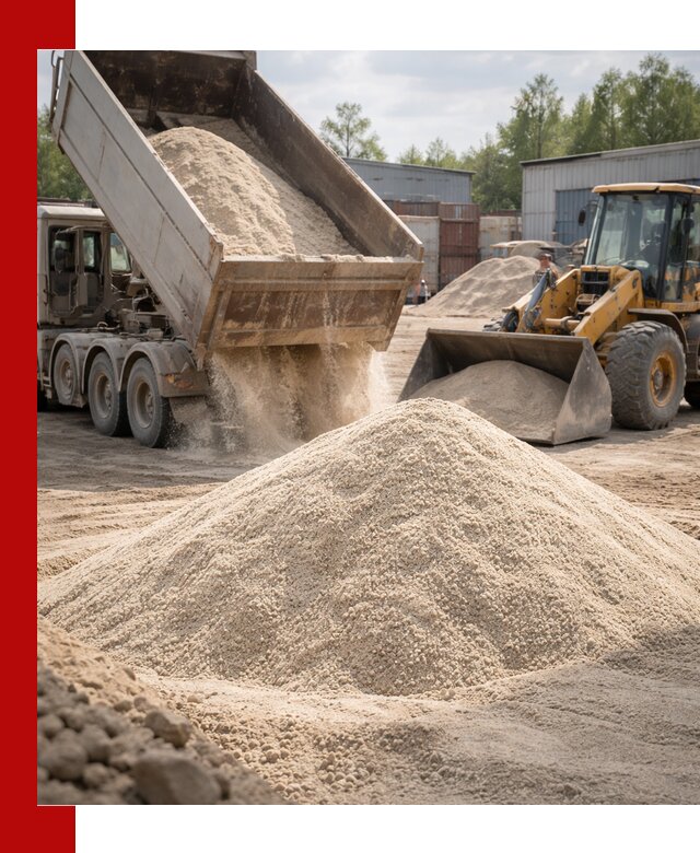 Кварцевый песок с доставкой в Сальске для строительных работ