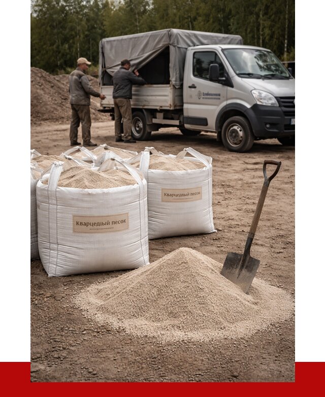 Кварцевый песок для пескоструя в Сальске от 4576 р. | ПРОНЕРУДСлс