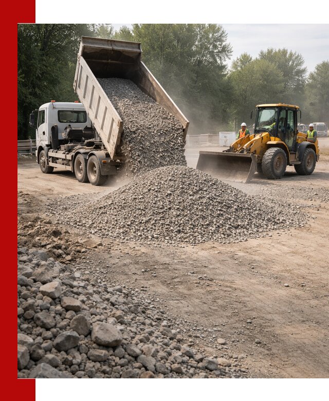 Гравий фракция 5–20 доставка в Сальске оптом и в розницу