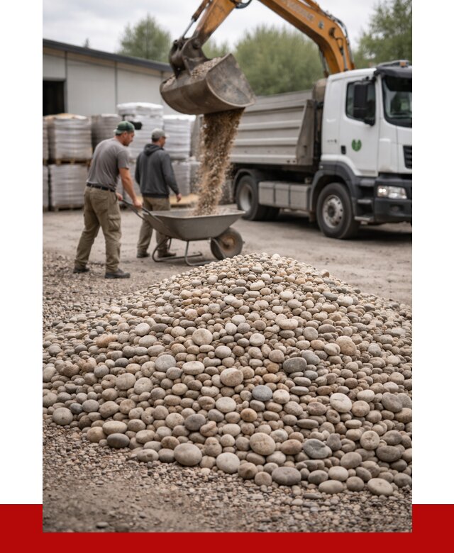 Галька декоративная в Сальске от 3254 р. за куб | ПРОНЕРУДСлс
