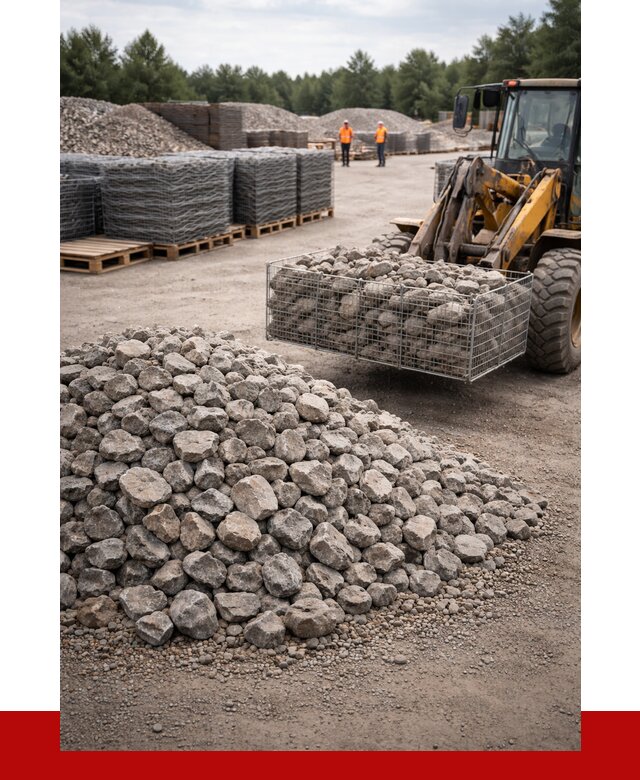 Камень для габионов фракция 70-150 в Сальске от 4271 р. | ПРОНЕРУДСлс