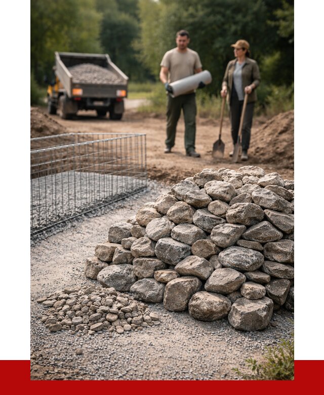 Камень для габионов фракция 100-200 в Сальске от 4881 р. | ПРОНЕРУДСлс