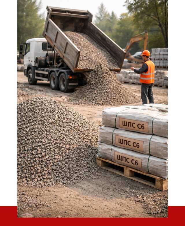 ЩПС С6 в Сальске с доставкой от 2237 р. за куб | ПРОНЕРУДСлс