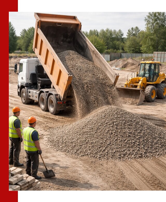 Доставка щебёночно-песчаной смеси ЩПС С7 в Сальске