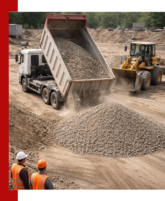 Щебень с песком (ЩГПС С2) с доставкой в Сальске