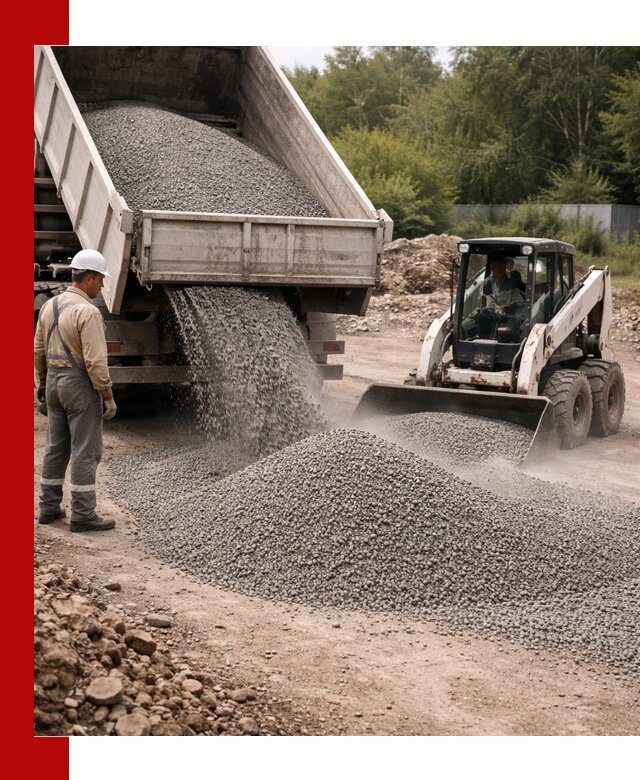 Доставка гравийного отсева 0-5 в Сальске оптом и в розницу