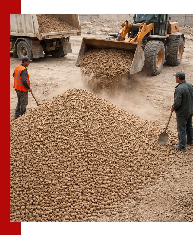 Керамзит фракция 10-20 с доставкой в Сальске