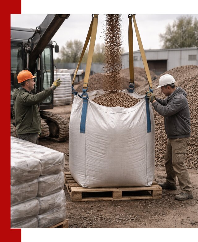 Керамзит в биг-бегах с доставкой в Сальске