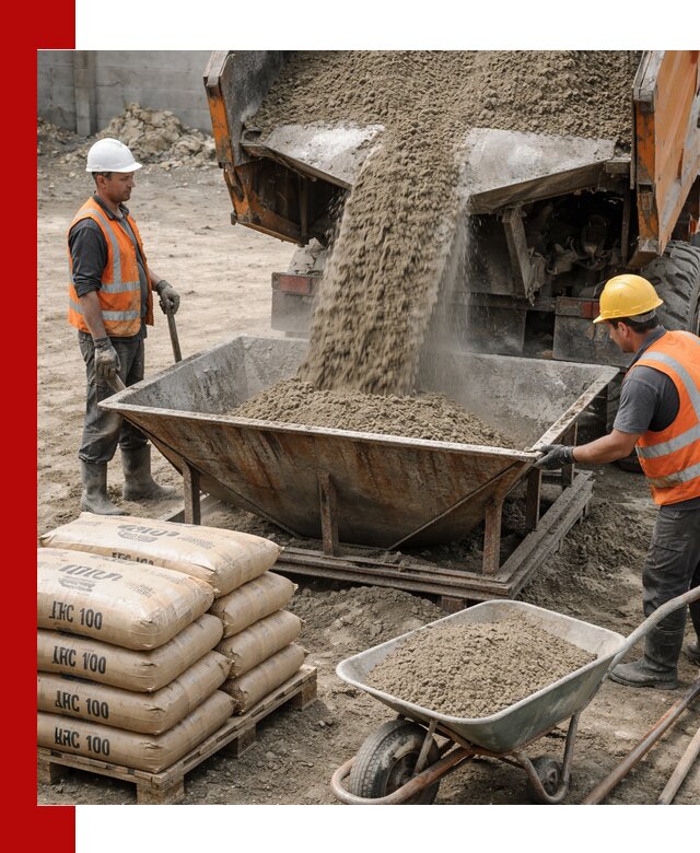 Доставка цементно-песчаной смеси М100 в Сальске