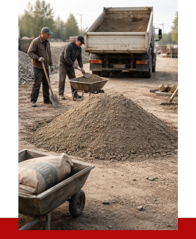 Цементно-песчаная смесь М150 в Сальске от 4779 р. | ПРОНЕРУДСлс