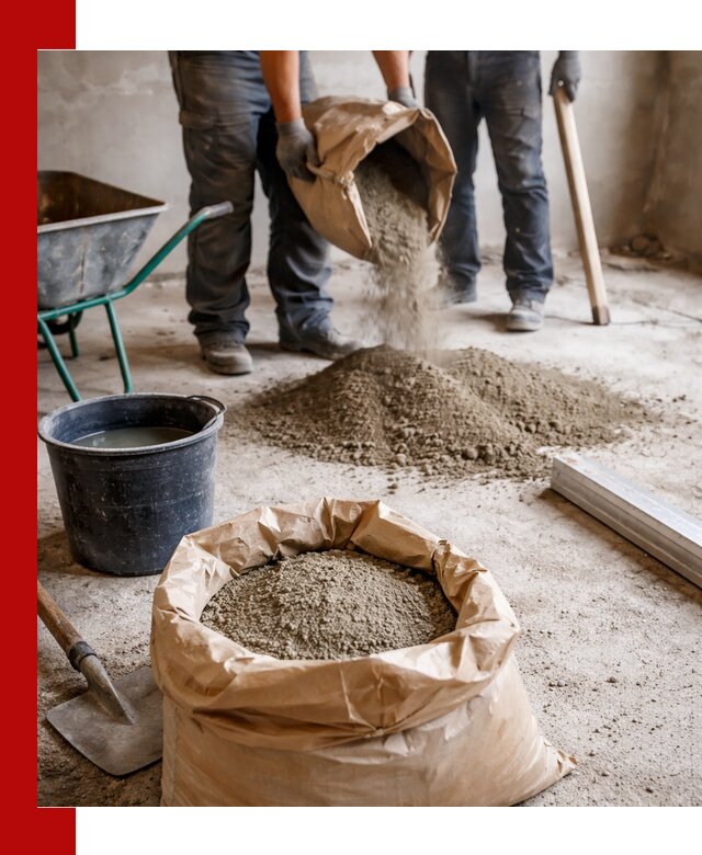 Доставка сухой смеси для стяжки в Сальске