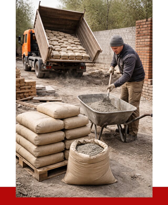 Купить сухую смесь для кладки в Сальске от 1220 р. | ПРОНЕРУДСлс