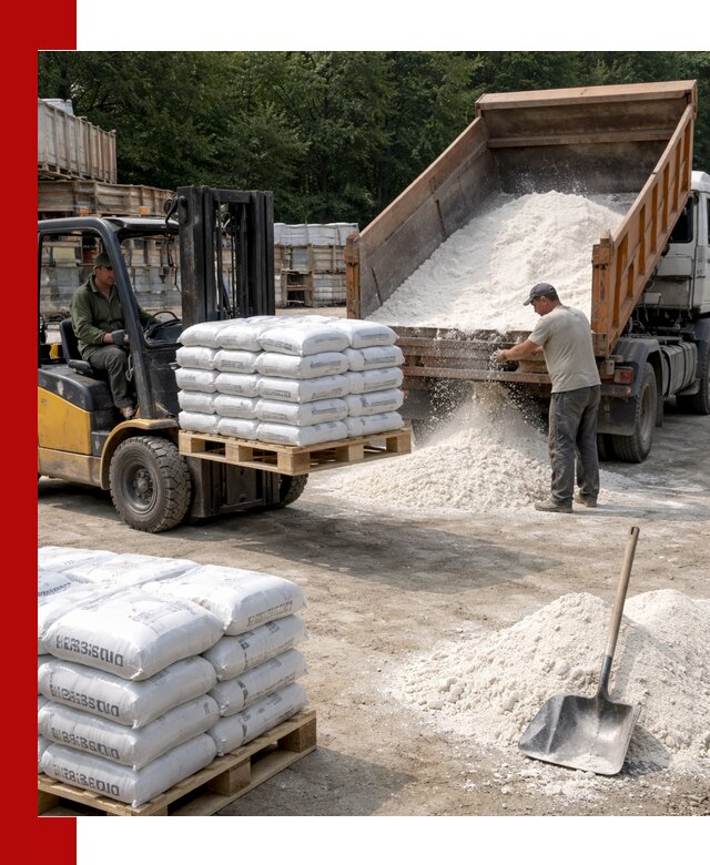Доставка строительной извести оптом и в розницу в Сальске