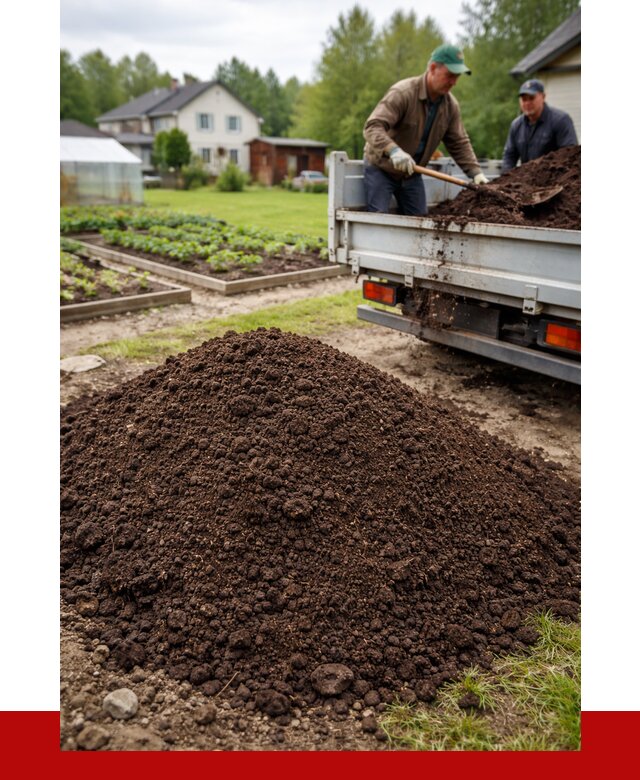 Плодородный грунт в Сальске с доставкой от 4271 р. | ПРОНЕРУДСлс