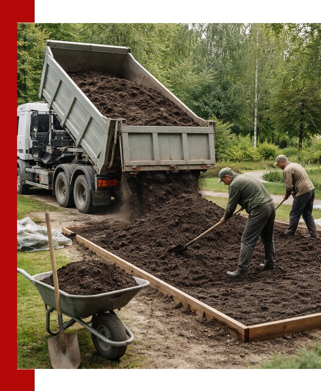 Доставка грунта для озеленения и благоустройства в Сальске