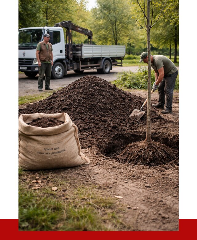 Грунт для посадки деревьев в Сальске от 1220 р. | ПРОНЕРУДСлс