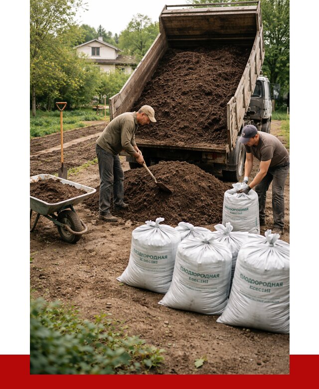 Плодородная смесь в Сальске от 4271 р./куб с доставкой | ПРОНЕРУДСлс