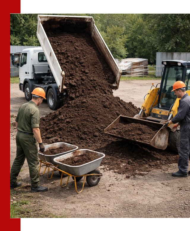 Доставка торфо-земляной смеси в Сальске для огорода и ландшафта