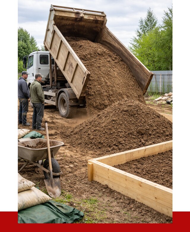 Торфо песчаная смесь в Сальске с доставкой от 1881 р. | ПРОНЕРУДСлс