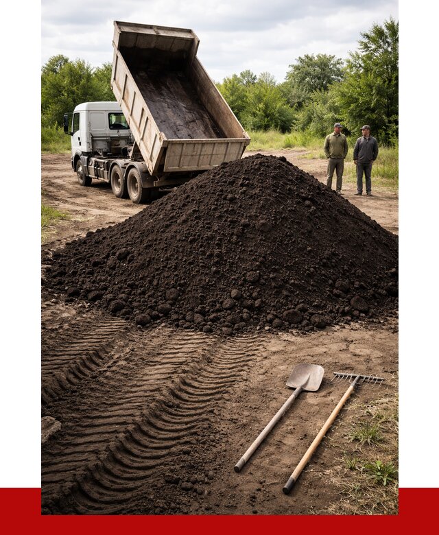 Купить чернозем навалом в Сальске от 1220 р. за куб | ПРОНЕРУДСлс