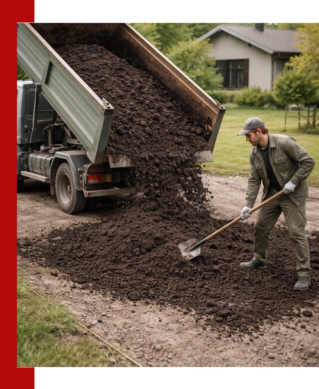 Чернозем для газона с доставкой в Сальске быстро и качественно