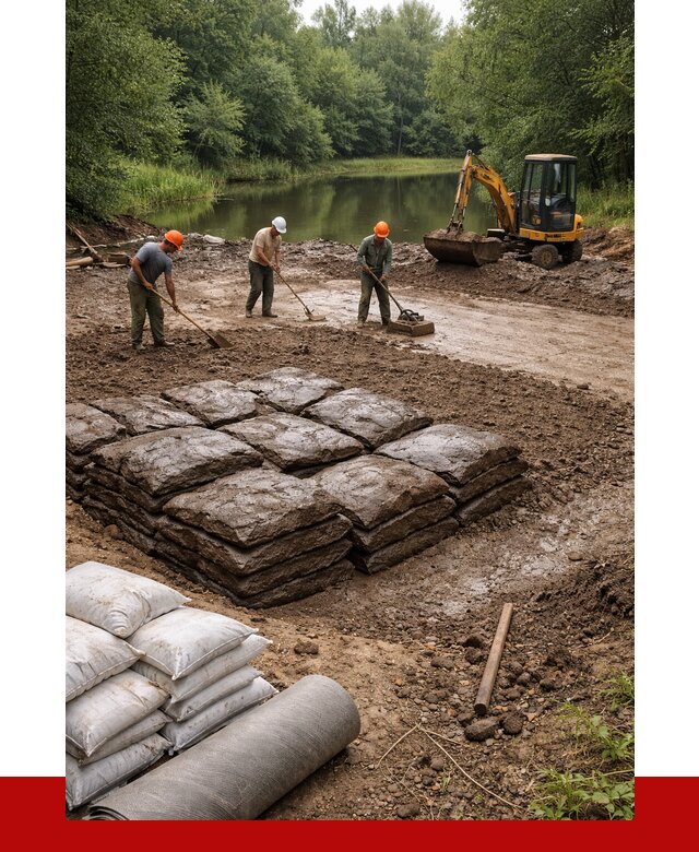 Купить глину для пруда в Сальске от 4576 р. с доставкой | ПРОНЕРУДСлс