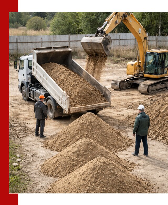 Доставка супеси вагонными и автопартиями в Сальске