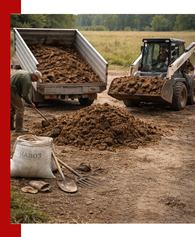 Доставка конского навоза в Сальске с разгрузкой и доставкой на объект