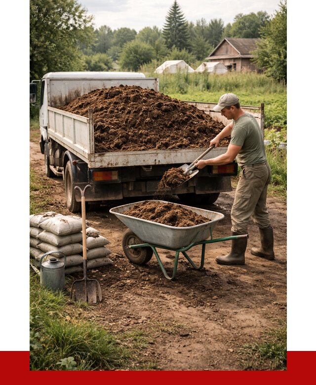 Купить коровий навоз с доставкой в Сальске от 1830 р. | ПРОНЕРУДСлс