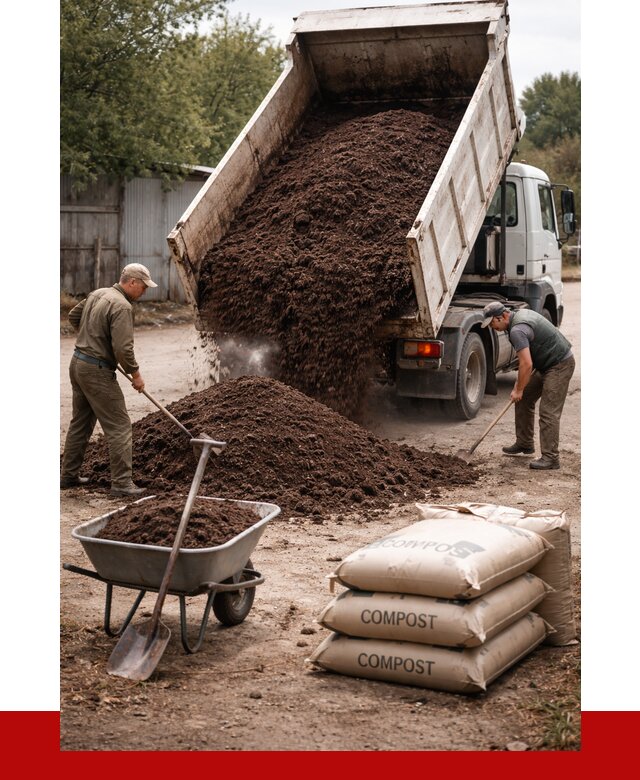 Купить компост в Сальске от 4271 р. за куб с доставкой | ПРОНЕРУДСлс