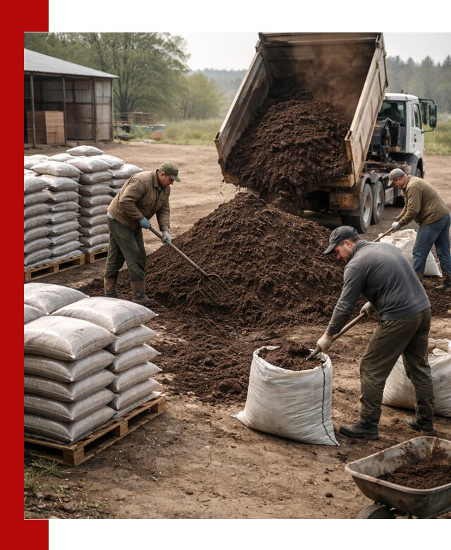 Доставка компоста оптом и в розницу в Сальске