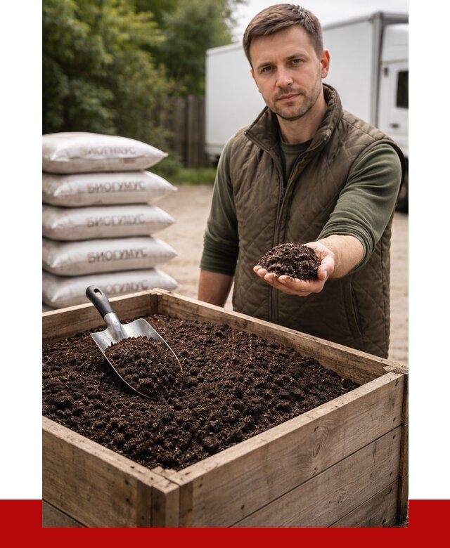 Купить биогумус в Сальске с доставкой от 8643 р. за куб | ПРОНЕРУДСлс