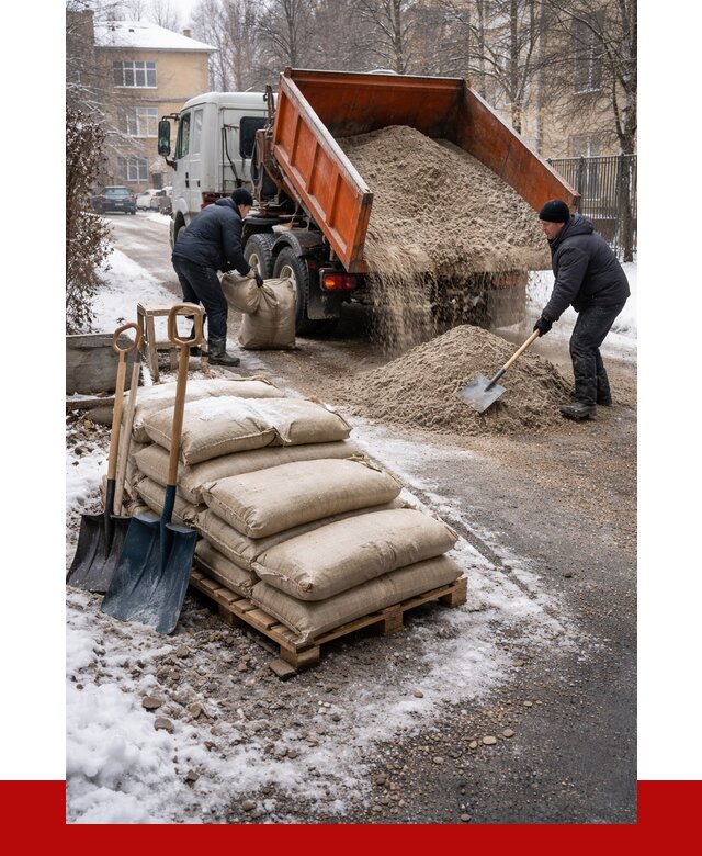 Противогололедные материалы оптом в Сальске от 4271 р. | ПРОНЕРУДСлс