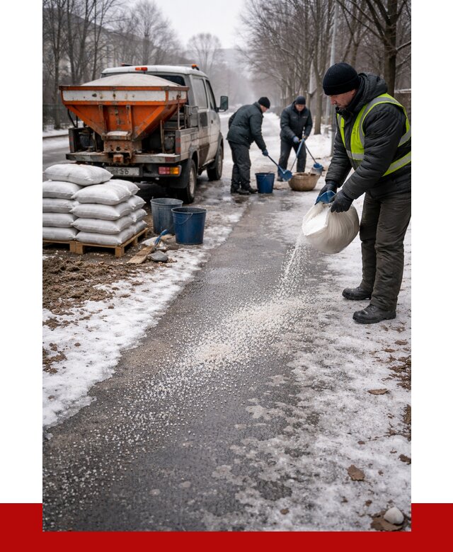 Реагент против гололеда в Сальске с доставкой от 4576 р. | ПРОНЕРУДСлс